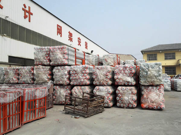 潍坊网架成品待发
